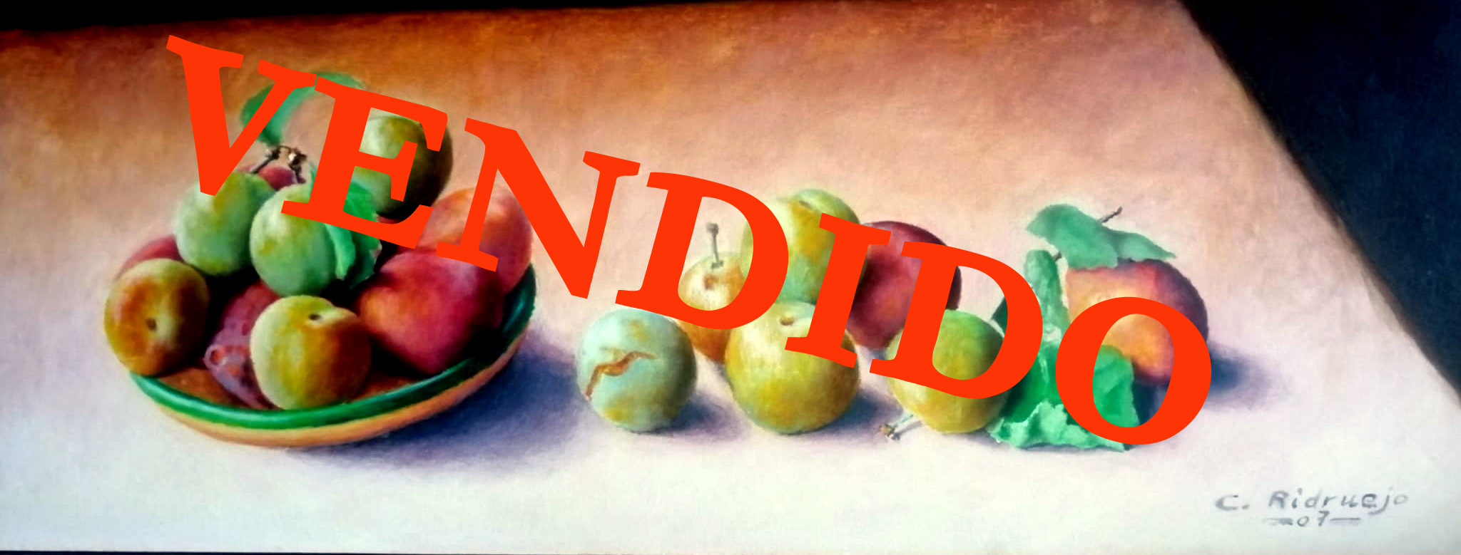 Bodegón de frutas- César Ridruejo